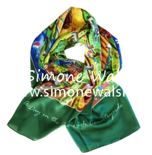 Silk Scarf ~ The Irish Countryside