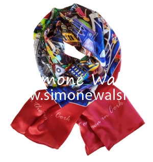 Silk Scarf ~ Out on the Town in Cork