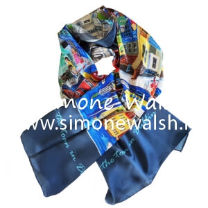 Silk Scarf ~ Out on the Town in Dublin