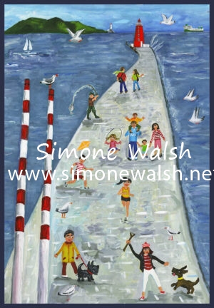 A Walk to the Poolbeg Lighthouse, Dublin