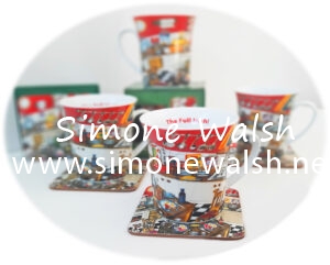 The Full Irish Four Mugs & Four Coasters Combo