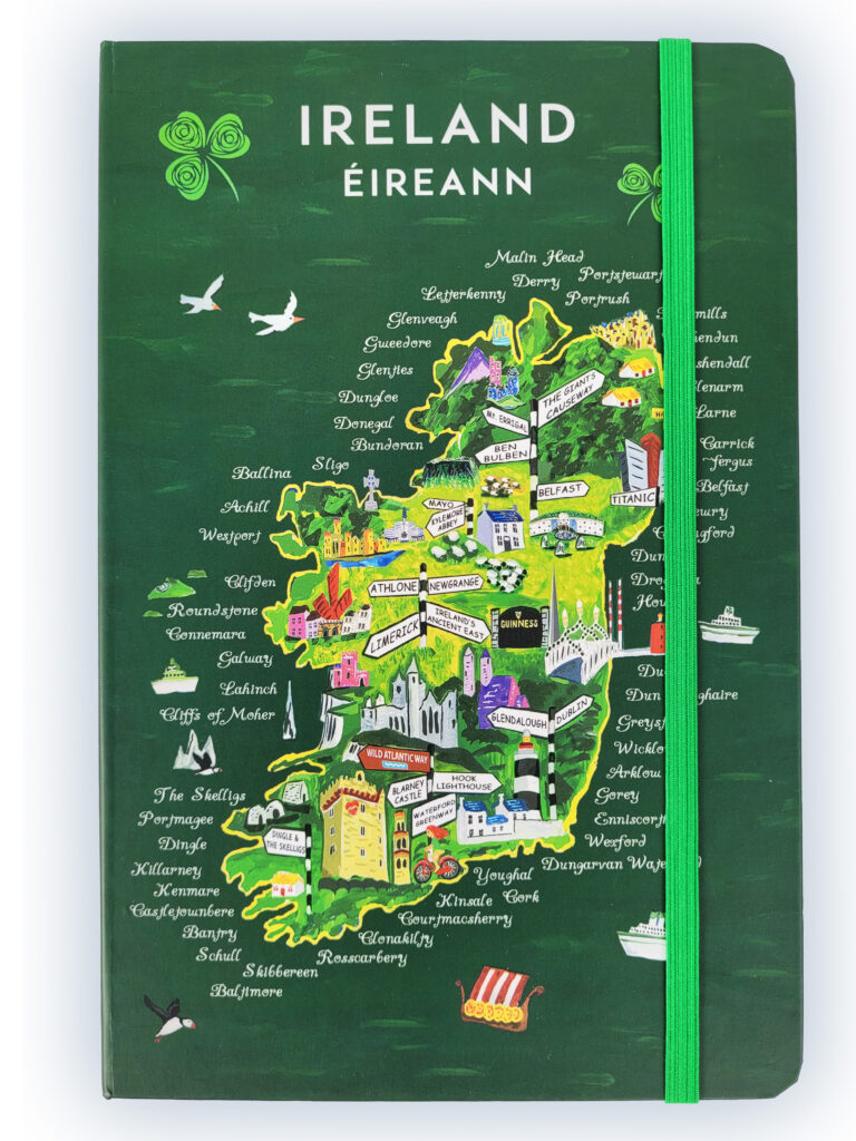 Ireland Map Notebook Simone Walsh