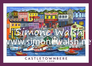 Castletownbere, West Cork Tea Towel