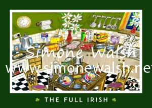 The Full Irish Kitchen Tea Towel