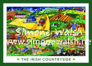 The Irish Countryside Tea towel