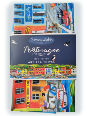 Portmagee & The Skelligs Tea Towel