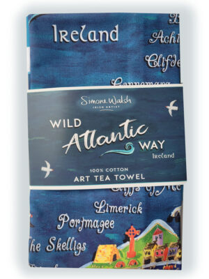Wild Atlantic Way ~ Towns Tea Towel