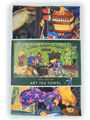Ceol agus Craic Tea Towel