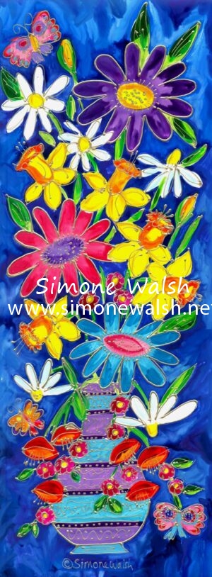 Anemone & Daffodil Vase