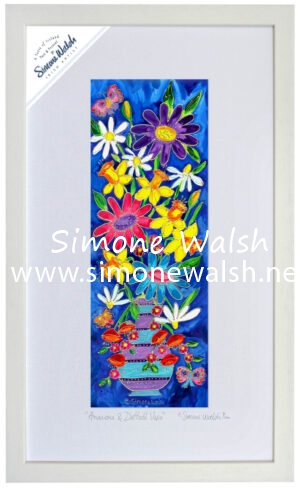 Anemone & Daffodil Vase