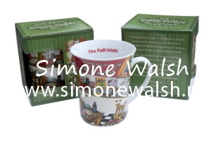 The Full Irish Four Mugs & Four Coasters Combo
