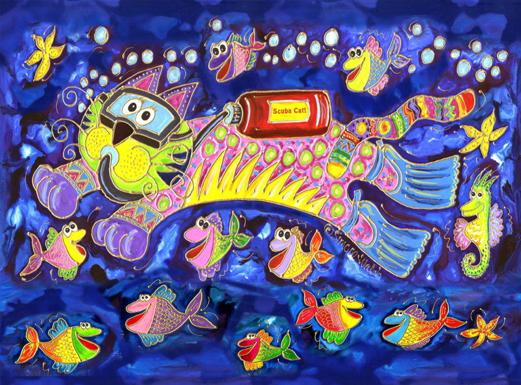 Scuba Cat! | Simone Walsh
