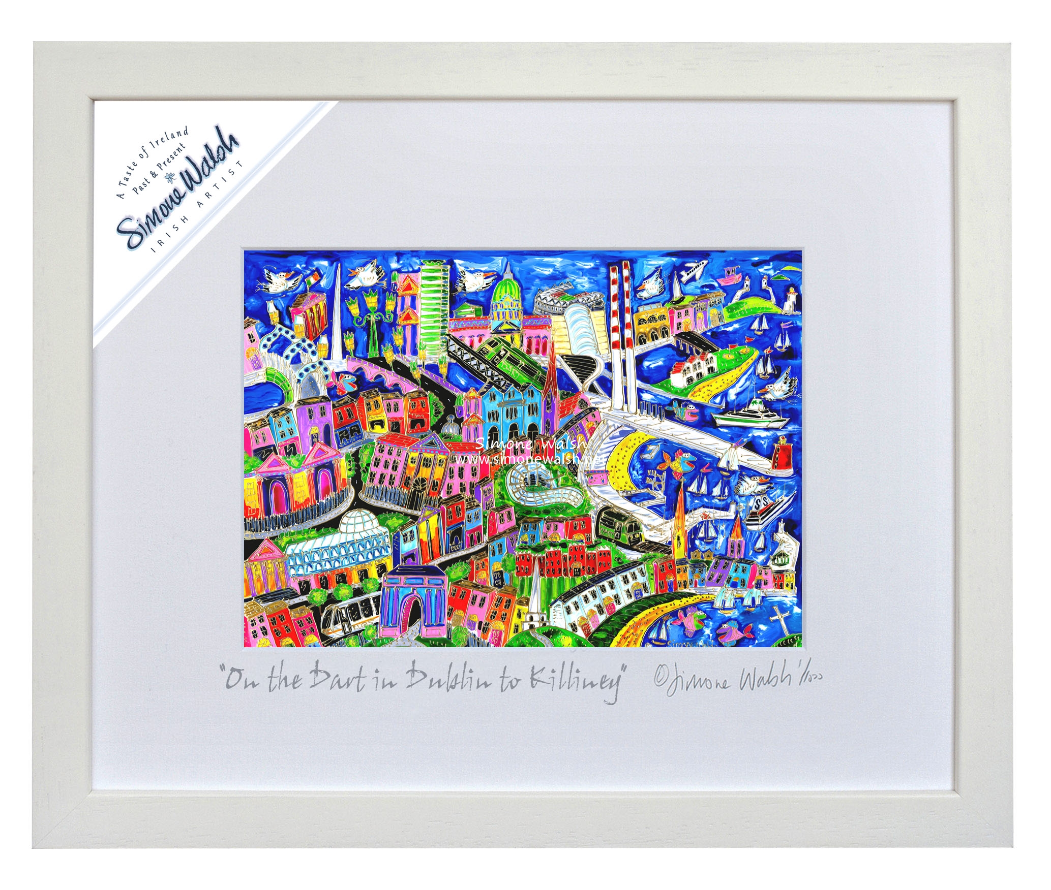 On the Dart in Dublin to Killiney Simone Walsh