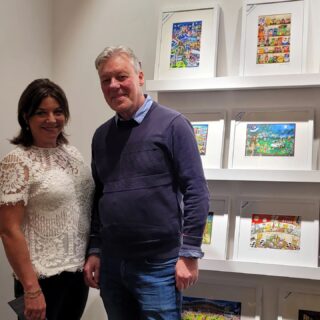 Here we are in Christmas at Kilkenny today in Kildare Village! We had a great and busy day meeting our customers and personalising our prints! We are best selling Meet the Makers so thank you to all! #meettheartist #meetthemaker #kilkennyshop #madelocal #madeinireland #buyirish #irishprints @kilkennyshop