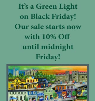 We are turning Black Friday Green!
Shop Irish! SALE NOW ON until midnight Friday 25th November.
Use coupon code at checkout:
green10.
Shop local, Shop Irish!
www.simonewalsh.net
#madelocal #madeinireland #irishgifts #irishprints #irishchristmasgifts